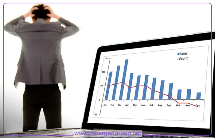 دلایل کاهش فروش سایت